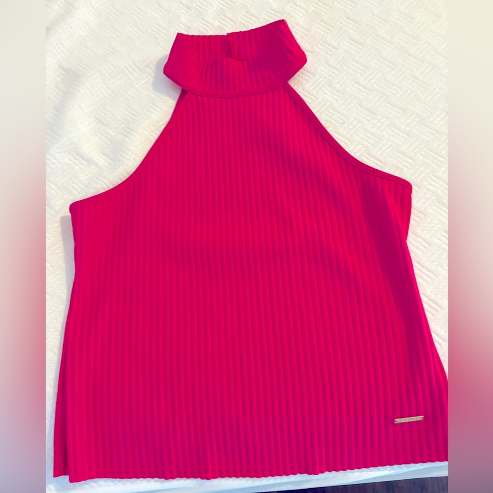 Marc New York hot pink halter top - Picture 2 of 4
